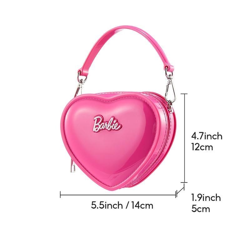 Barbie Love Jelly Handbag Crossbody Bag Handbag PVC Material Rose Red Mini Bag Sweet Style Bag  Bag High Quality, christmas gift, holiday gift