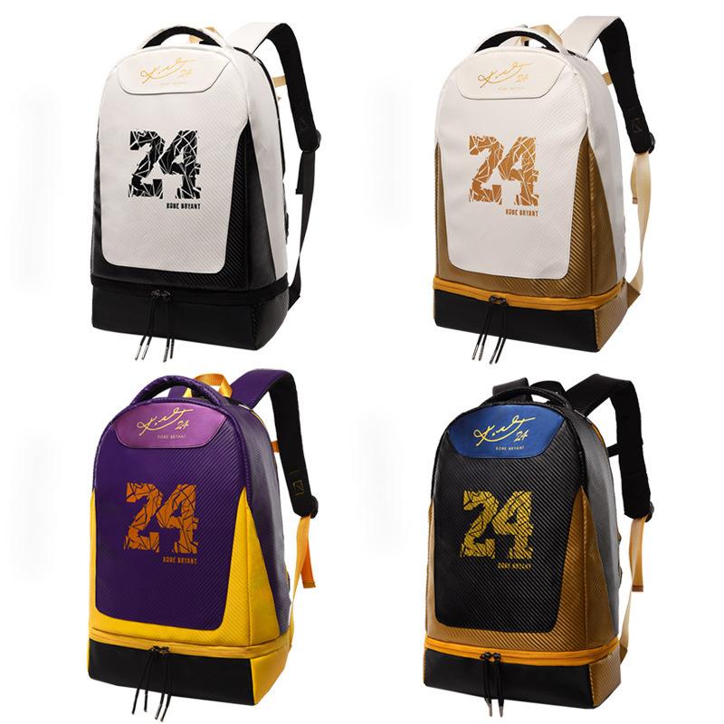 Ko-be Commemorative Backpack Multi-Functional No.24 Basketball Bag Schoolbag