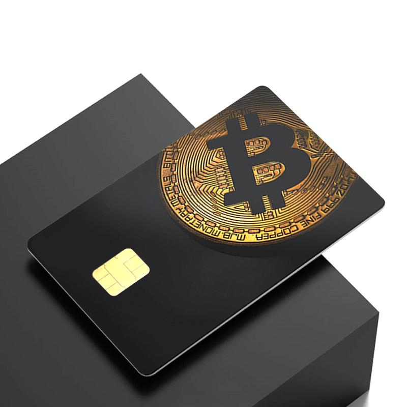 Bitcoin Gold Credit Card Skin – Sleek and Durable Cryptocurrency-Inspired Card Cover