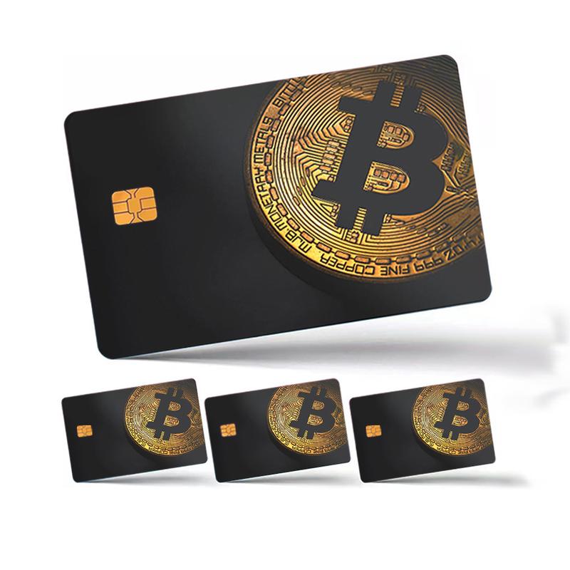 Bitcoin Gold Credit Card Skin – Sleek and Durable Cryptocurrency-Inspired Card Cover