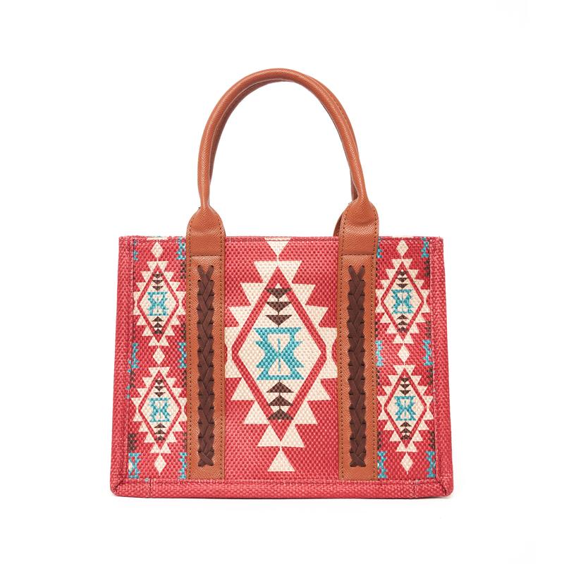 Tote Bag Western Purses for Women Handbags European and American retro cotton and linen printed Western women's one shoulder crossbody bag