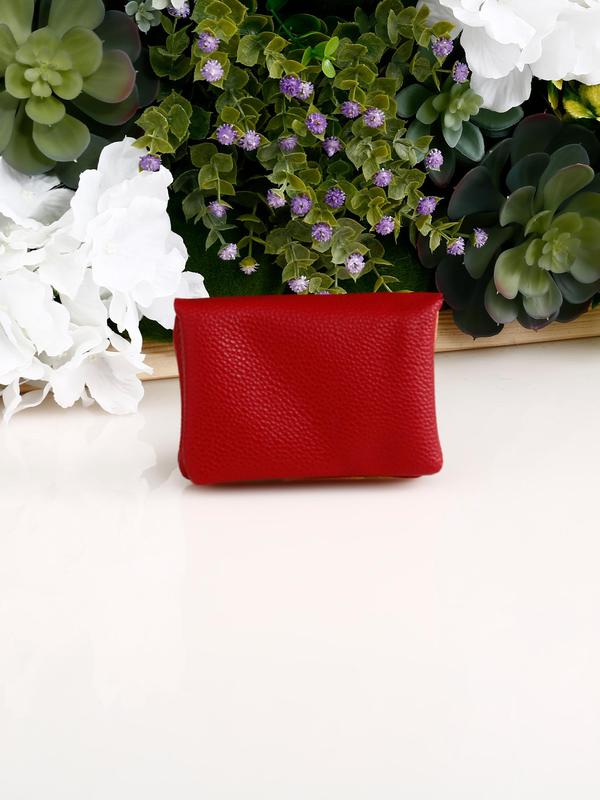 Women's Minimalist Plain Color Card Holder, Casual Versatile Large Capacity Wallet, Trendy All-match Short Wallet for Daily Use