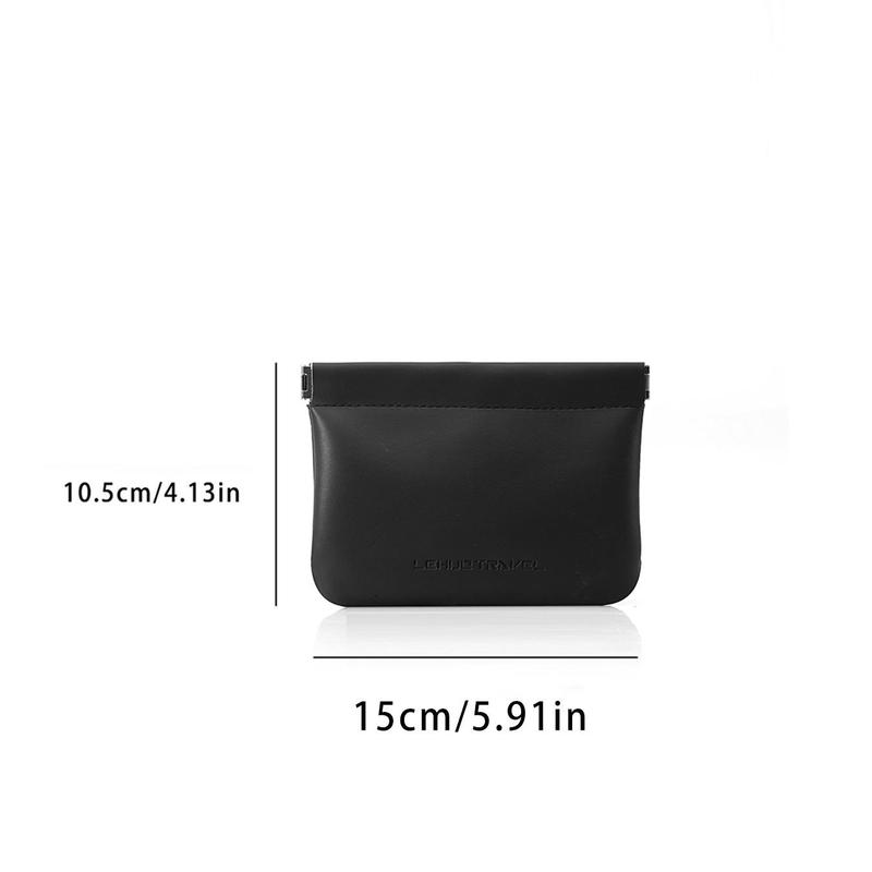 Simple Style Plain Color Card Storage Wallet, Portable Casual Trendy Multi-purpose Digital Storage Bag, Summer Essentials Fashion Wallet for Daily Use, Multifunctional Storage Bag for Men, Men Gifts