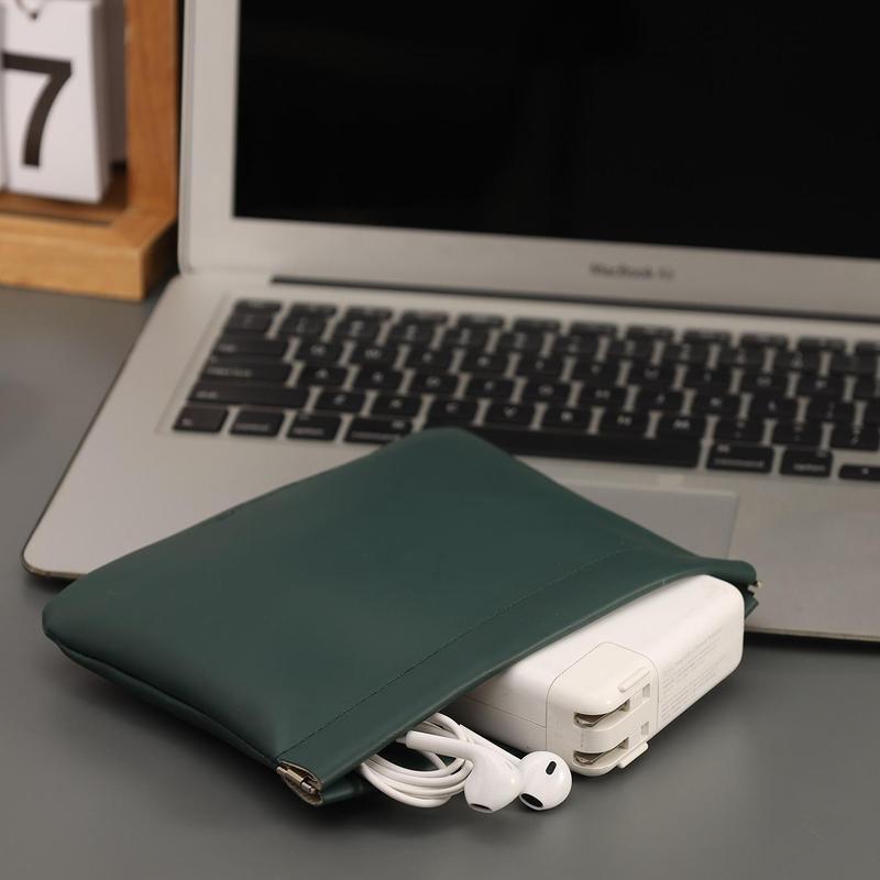 Simple Style Plain Color Card Storage Wallet, Portable Casual Trendy Multi-purpose Digital Storage Bag, Summer Essentials Fashion Wallet for Daily Use, Multifunctional Storage Bag for Men, Men Gifts