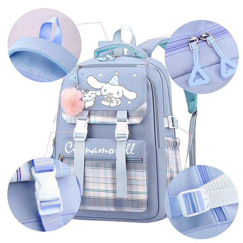 cute Kawaii Cinnamoroll Backpack Backpacks, Comfortable and Stylish,Cartoon Schoolbag, Daypack Waterproof and Dustproof,Bag Large Capacity