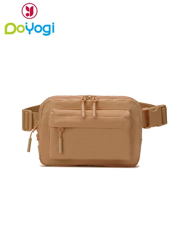 Women's Solid Color Fanny Pack, Fashionable Large Capacity Sling Bag for Daily Used, Casual Trendy Versatile High-quality Daily Commuting Bag, Belt Bag, Work Bags, Bags for Women