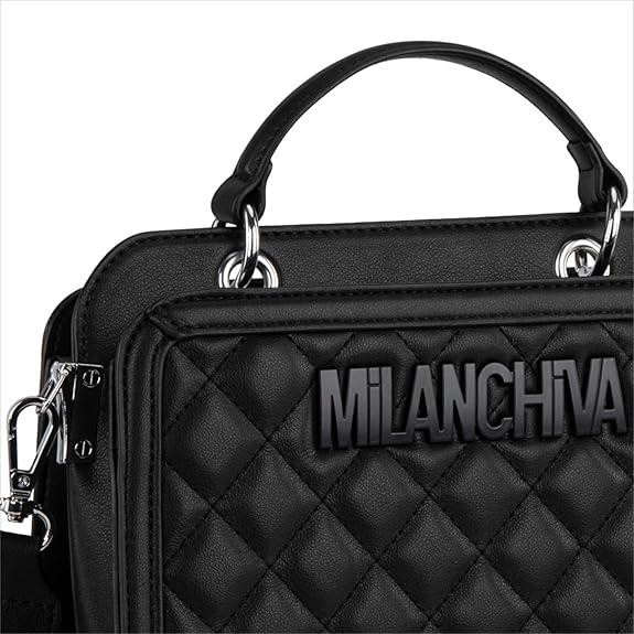 Milan Chiva Quilted Tote Bag for Women – Chic Top Handle Purse with Coin Pouch – Perfect Christmas Gift tote bag