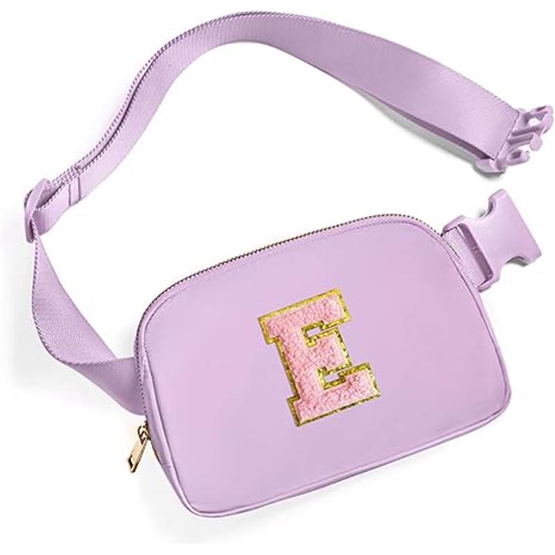 NEW YEAR CHRISTMAS Belt Bag Fanny Pack Crossbody Bags with Initial Letter -  Birthday Gifts Cute Stuff for Teenager Girls Trendy Preppy Stuff