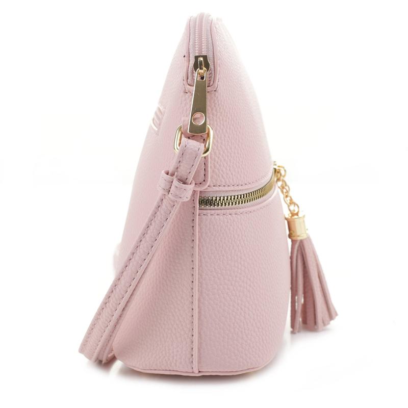 SG SUGU Lunar Lightweight Medium Dome Crossbody Bag with Double Tassels