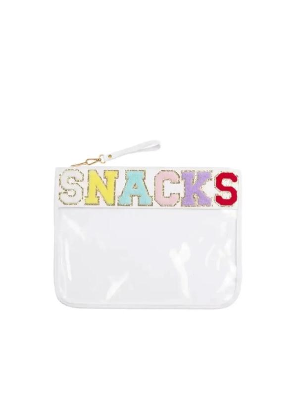 Cute Letters Design Makeup Bag, Novelty Transparent Makeup Bag, Zipper Versatile Cosmetic Storage Bag for Women & Girls for Daily & Travel Use