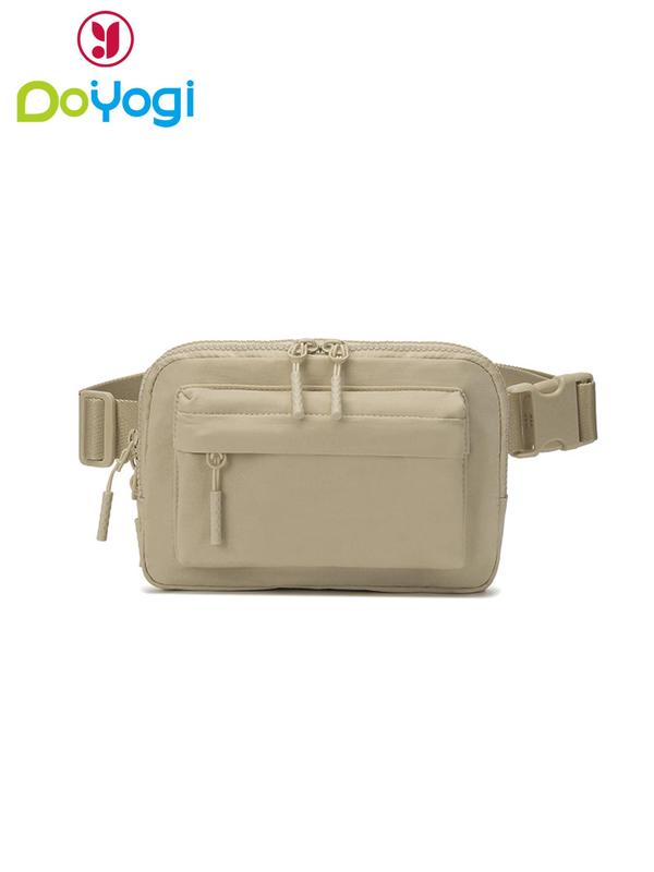 Women's Solid Color Fanny Pack, Fashionable Large Capacity Sling Bag for Daily Used, Casual Trendy Versatile High-quality Daily Commuting Bag, Belt Bag, Work Bags, Bags for Women