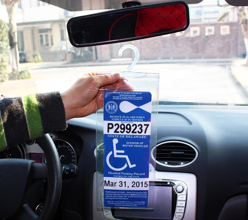 3Pcs Handicap Placard Holder Transparent Disabled Parking Permit Placard Sleeves Cover Protection