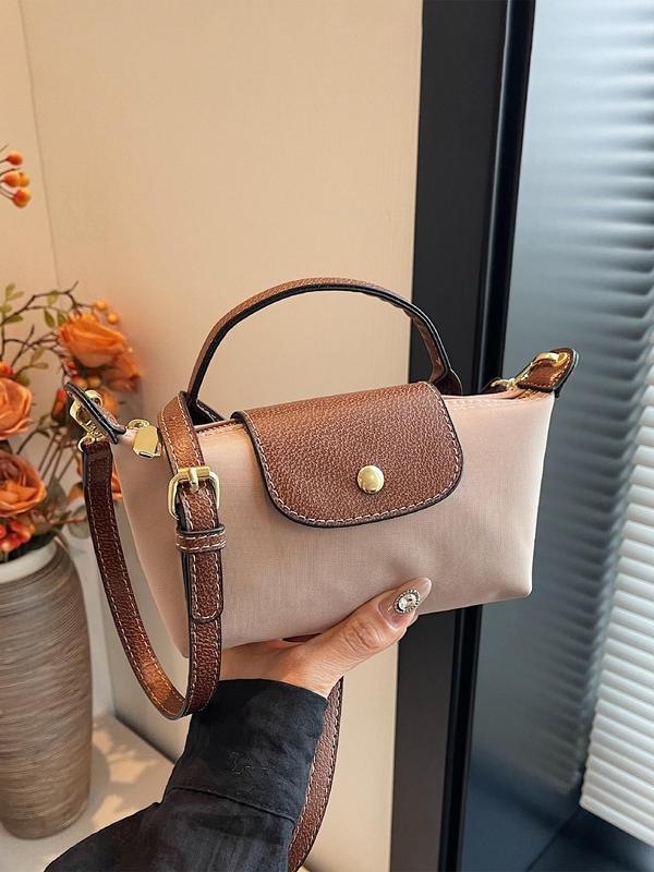 Women's Fashionable Crossbody Bag, Casual Versatile Solid Color Shoulder Bag for Daily Used, Trendy All-match Handbag