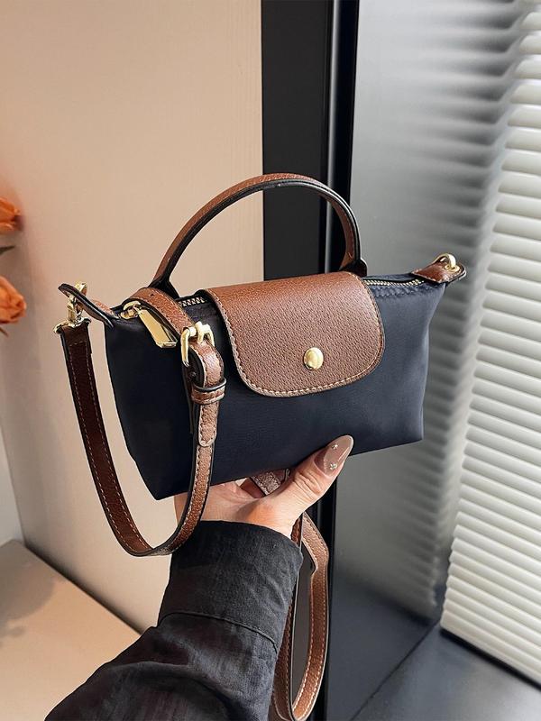 Women's Fashionable Crossbody Bag, Casual Versatile Solid Color Shoulder Bag for Daily Used, Trendy All-match Handbag