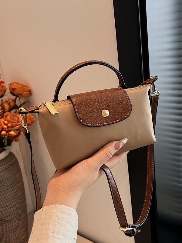 Women's Fashionable Crossbody Bag, Casual Versatile Solid Color Shoulder Bag for Daily Used, Trendy All-match Handbag