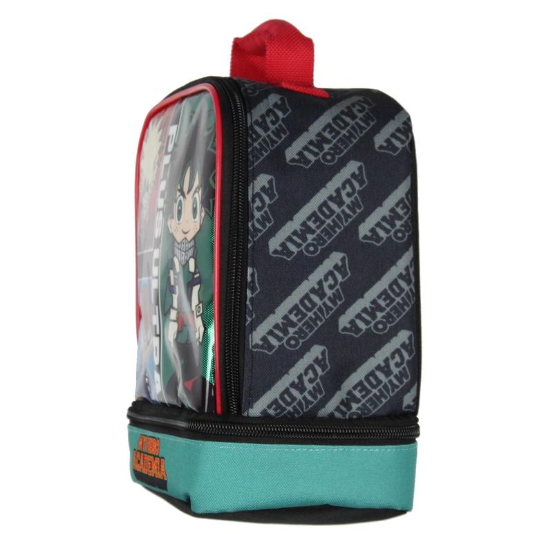 My Hero Academia Lunch Box MHA Deku Bakugo Shoto Todoroki Plus Ultra Kids Lunch Bag Tote