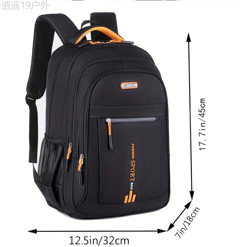 1pc Extra Large Capacity Water Resistant Business Travel Backpack - Spacious, Organized, and Durable for Men and Women - Perfect for Commuting, Hiking, and Adventure Trips