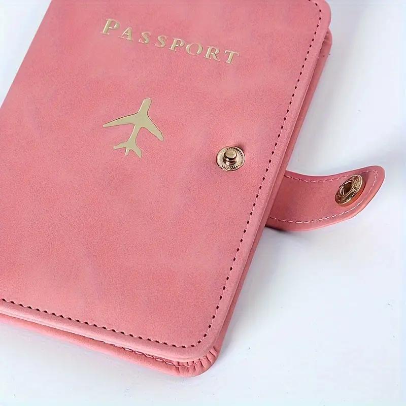 Passport Holder, 1 Count Portable Passport Wallet, Multi Grid Card Passport Holder, Passport Case, Travel Document Holder, Travel Accessories