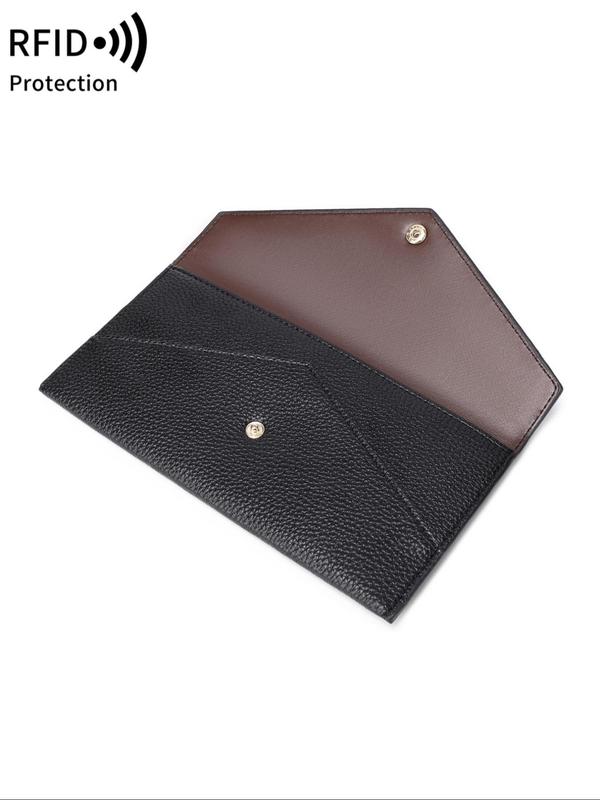 2024 New Style Solid Color Long Wallet, Fashionable Pu Leather Zipper Wallet for Women & Men, Casual Trendy Versatile High-quality Wallet for Daily Travel Work Commute