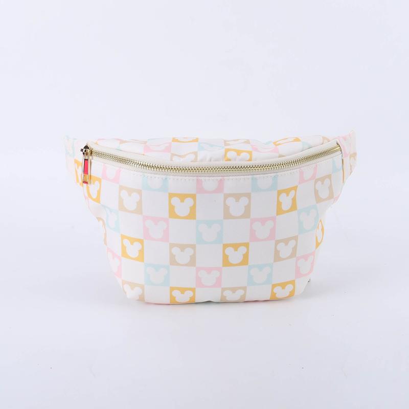 Checkered Mickey Mouse Jumbo Fanny Pack