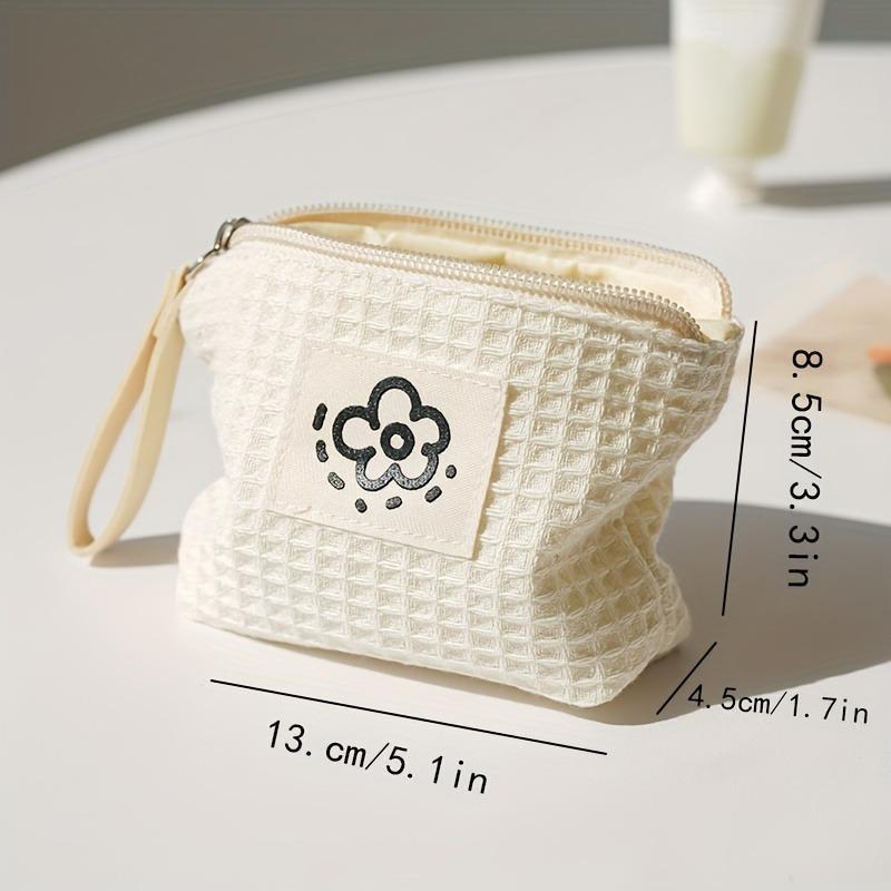 Cute Mini Storage Bag, 1 Count Portable Sanitary Napkin Makeup Bag, Portable Mini Bag for Indoor & Outdoor