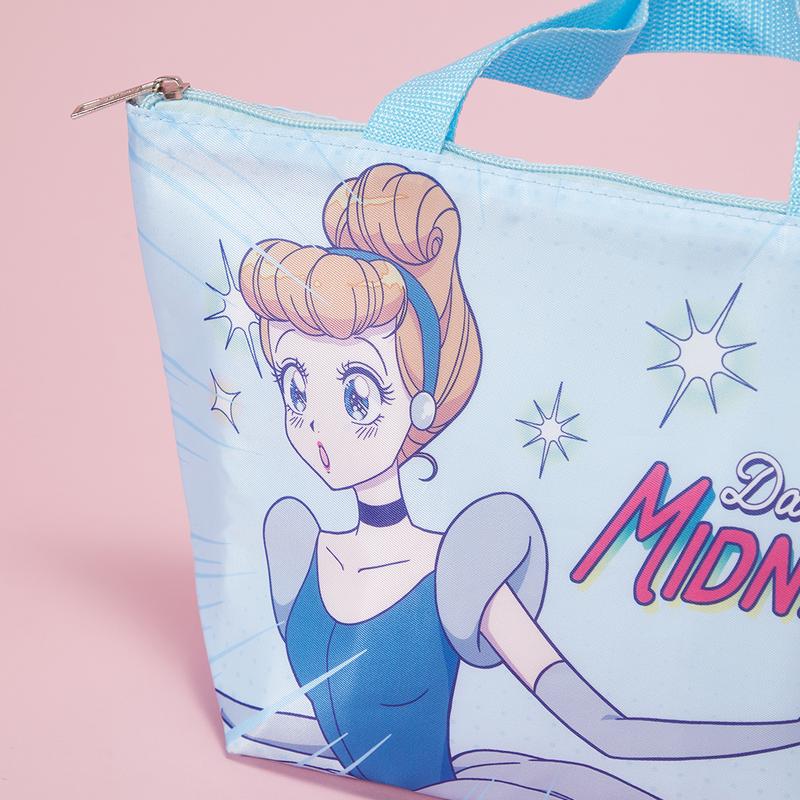 Disney Fantasy Princess Power Series Lunch Bag 100% Authentic Light Blue Cinderella Lunch Pouch Cute Lunch Bag Lightweight