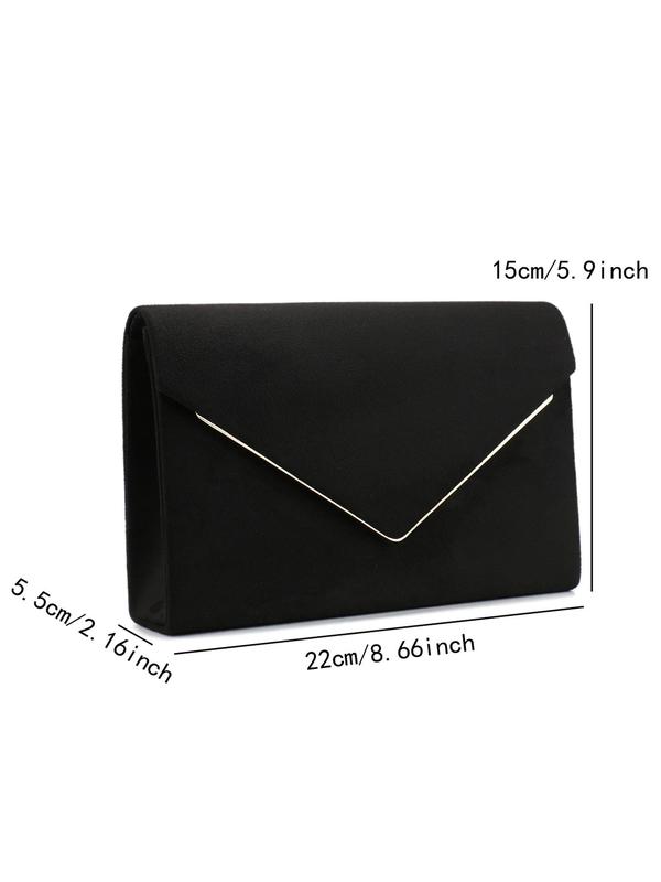 Women's Elegant Solid Color Evening Bag, Exquisite Rhinestone Decorated Clutch Bag, Trendy All-match Crossbody Bag for Party Decoration