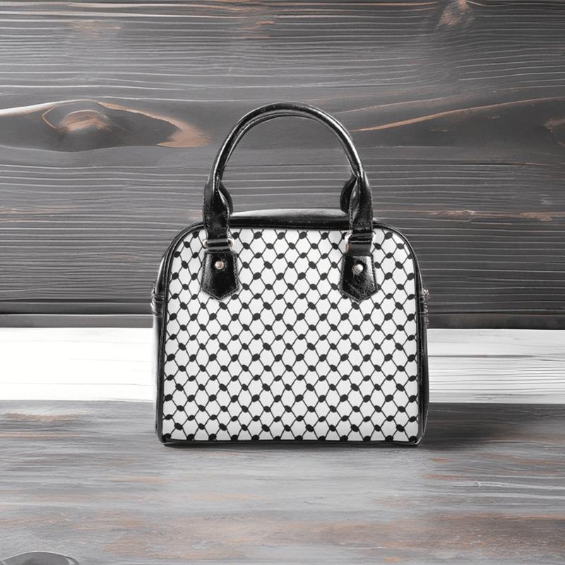 Keffiyeh Pattern Handbag – Versatile Elegance