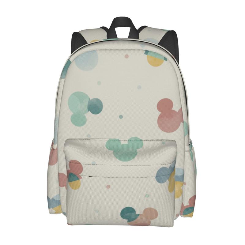 Anime Cartoon Mickey and Friends Backpack for Boys & Girls School Travel Bag For Outdoor Notebook Laptop Bags Large Capacity Daypack Kawaii（47)