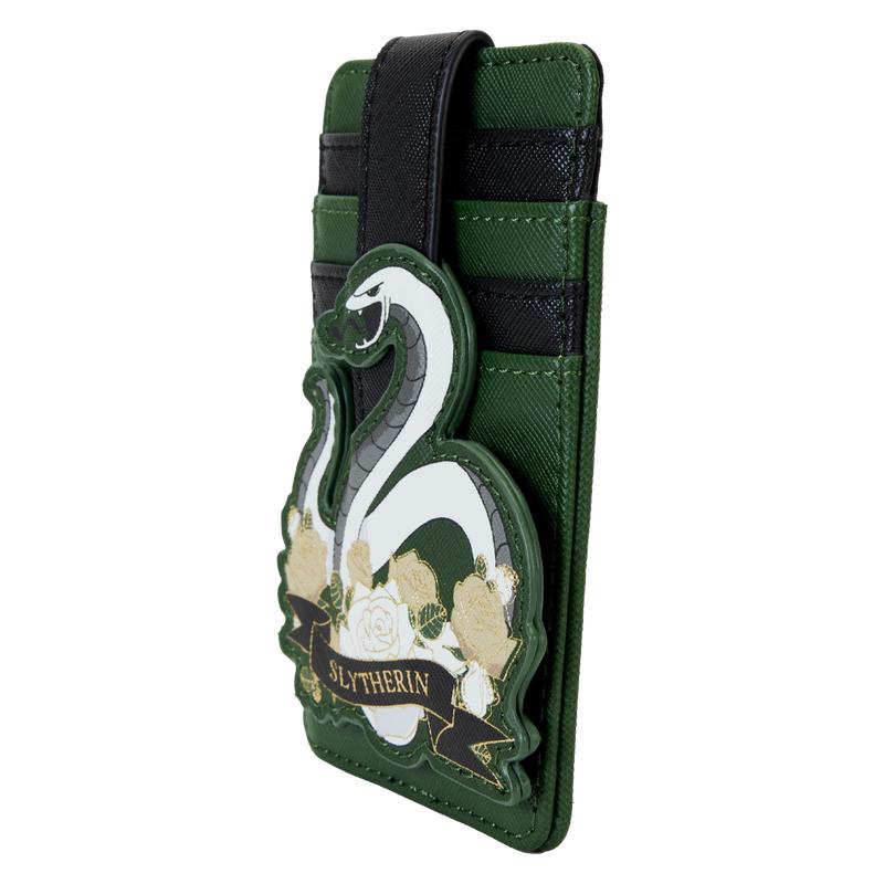 Harry Potter Slytherin House Floral Tattoo Card Holder