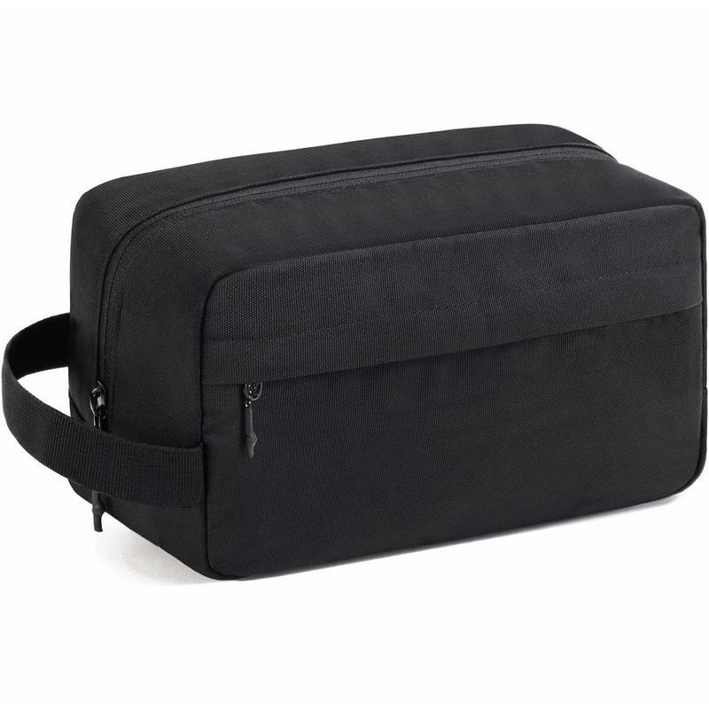 Large Travel Toiletry Bag for Men - Water Resistant, Hanging Design! Ideal for Toiletries & Accessories. Great Gifts, Worthy Choice.