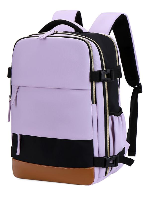 Minimalist Plain Color Backpack for School, Large Capacity Backpacks for Women, Summer 2024 Bag & Travel Bag for Women & Men for Back To School, Fall Freshness, Travel Backpack