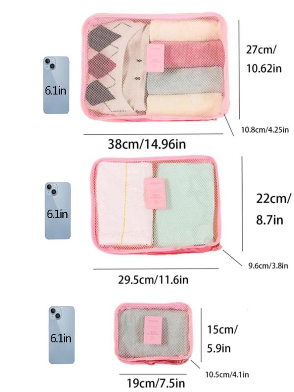 Travel Clothes Storage Bag, Multi-functional Storage Bag, Travel Organizer for Lipstick, Brushes, Skin Care Products, Mobile Phones, Coins, Small Items