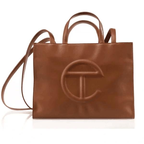 Telfar Medium Tan Shopping Bag - Perfect for Your Shopping Needs