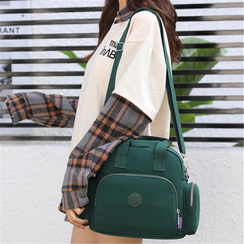 2024 Waterproof Multi-pocket Nylon Tote Bag for Women Tote Bag with Zipper Canvas Crossbody Bag Shoulder Bag Satchel Handbag Backpacks