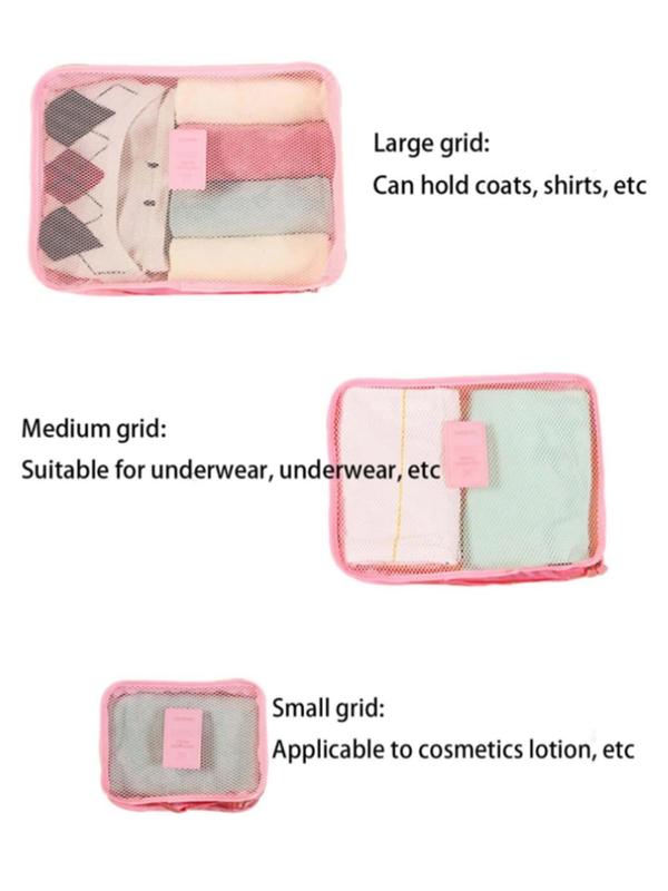 Travel Clothes Storage Bag, Multi-functional Storage Bag, Travel Organizer for Lipstick, Brushes, Skin Care Products, Mobile Phones, Coins, Small Items