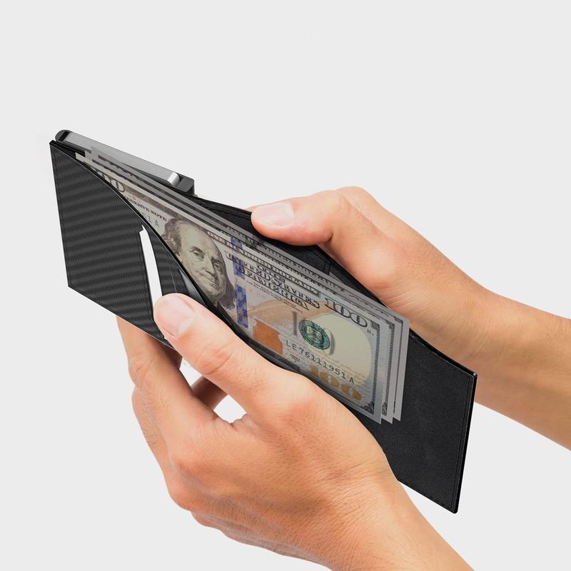 Men's Women's Wallet Card Holder Smart Wallet RFID Shielding Ultra-thin Casual Card Purse