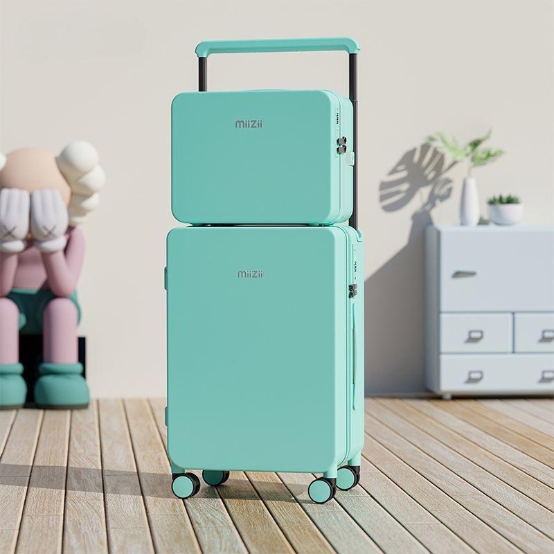 New wide trolley suitcase 20-inch carry-on suitcase cabin suitcase luggage 360° smooth and light-sounding wheels suitcase trolley case