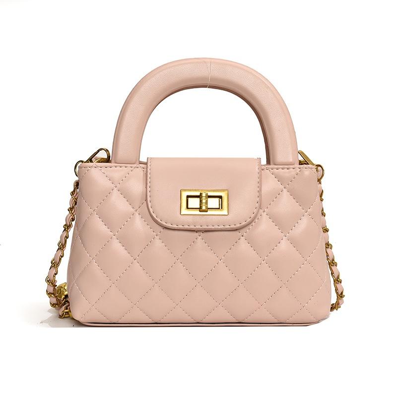 Korean Super Hot Diamond Pattern Chain Bag Women's New Classic Style Diana Bag High-End Fashion All-Match Messenger Bag