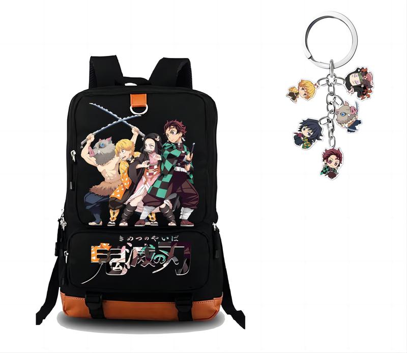 Demon Slayer Backpacks Anime Backpack 17inch School Laptops Backpacks Casual Daypacks Hiking Daypacks