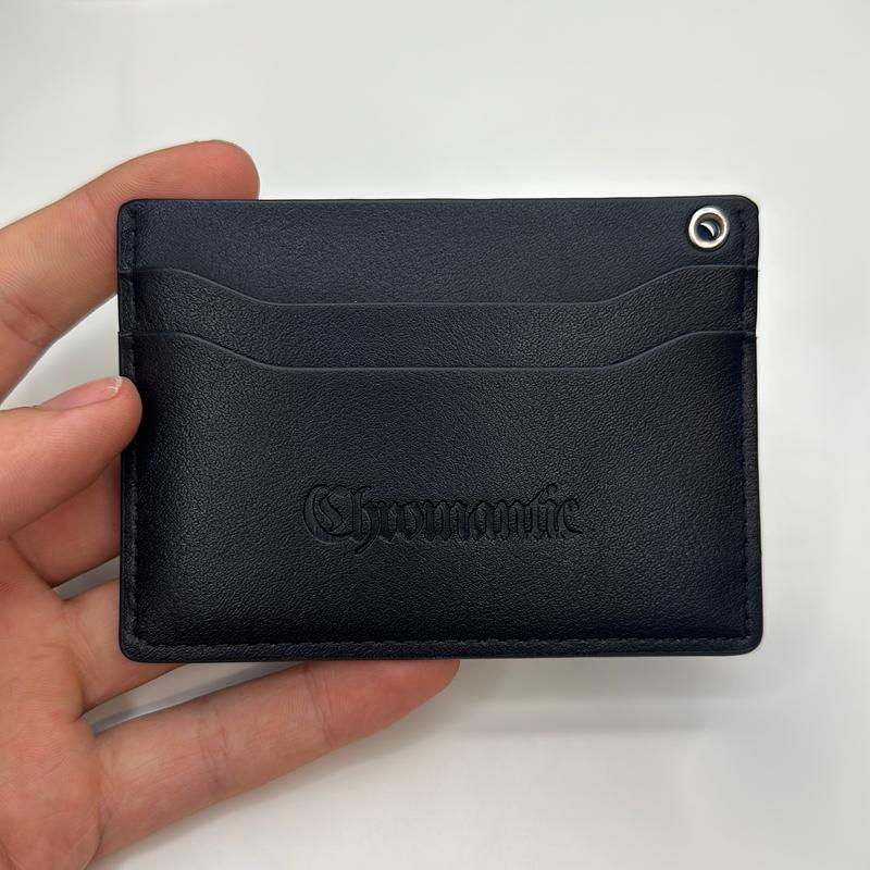 Chromantic Premium Black Card Holder Wallet for Men and Women minimalist wallet