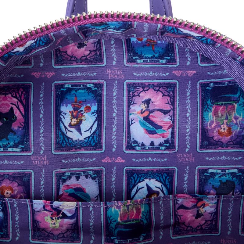 Hocus Pocus Tarot Card Binx Iridescent Mini Backpack