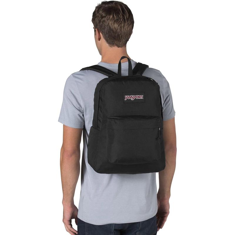 JanSport Superbreak Plus Backpack - Work, Travel, or Laptop Bookbag with Water Bottle Pocket