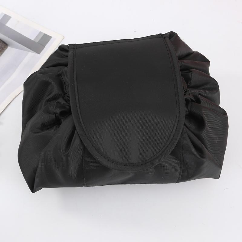 Portable Makeup Bag, 1 Count Large Capacity Travel Cosmetic Storage Bag, Drawstring Toiletry Bag