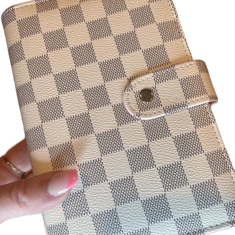 Checkered Budget Binder for Budgeting and Saving Money