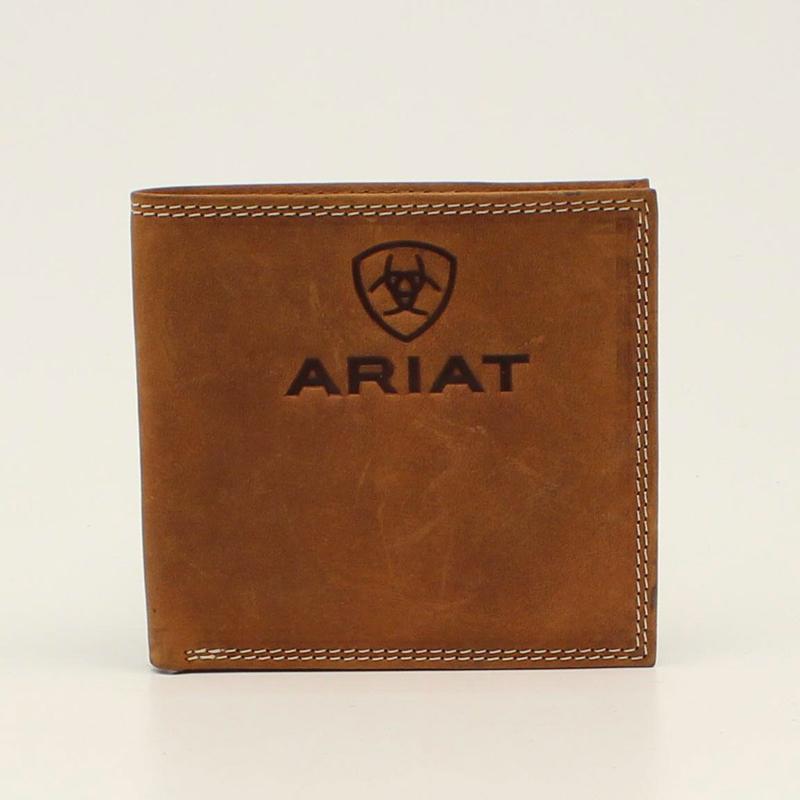 Casa Raul Ariat Bifold Embossed Logo Brown - Accessories Wallet  - A3548244