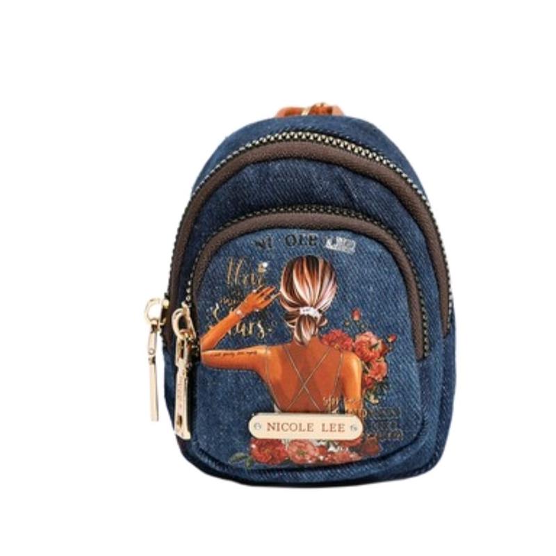 coinpurse denim mini backpack blind date