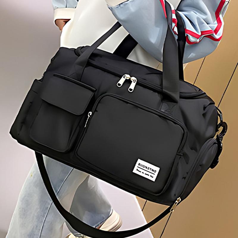 Unisex Multifunctional Travel Bag Large Capacity Weekend Bag Sport Gym Bag Fashion Travel Bag With Individual Shoes Pocket for Vacation