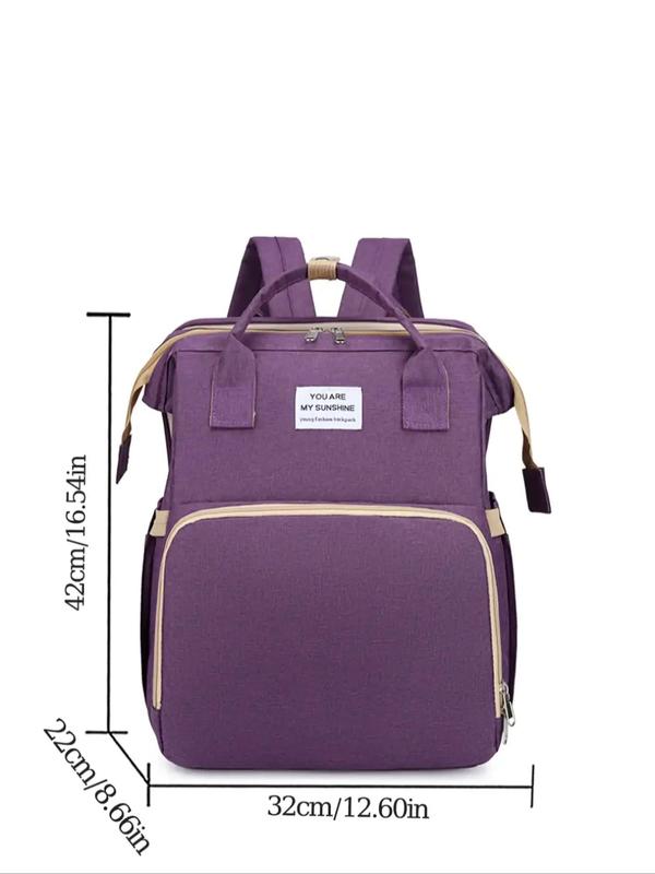 Multifunctional Plain Backpack, Backpacks for School, Backpack Travel, Large Capacity Extendable Backpack, Multi-pocket Waterproof Backpack for Women & Men, Travel Portable Backpack for Daily Use