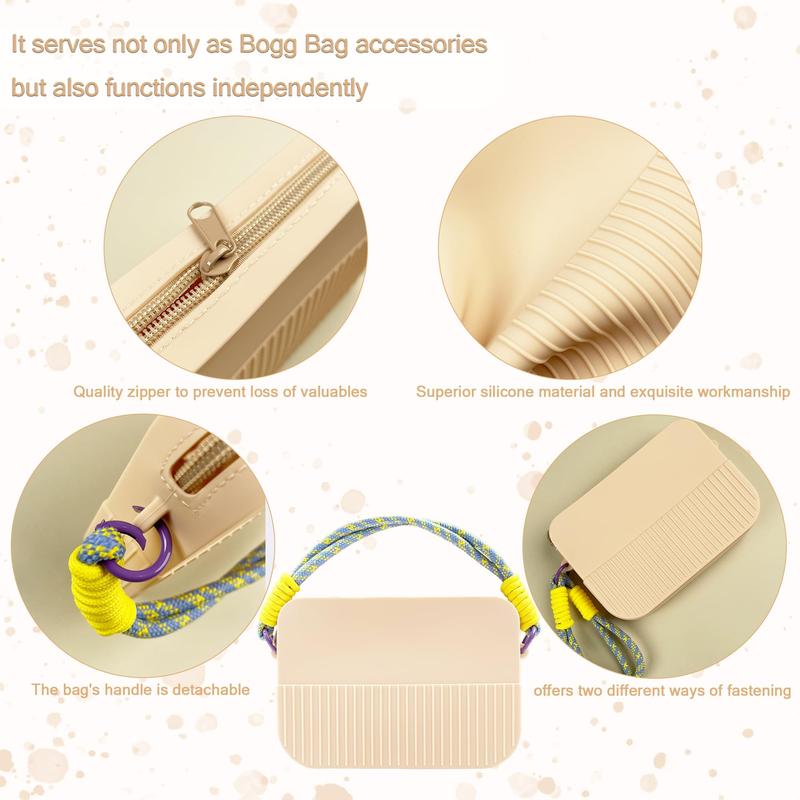 Bogg Bag Accessories Set - Compatible with various Bogg bag sizes. Can be used separately. Charms holder inserts for phone, bags, tote, Fits iPhone & Android phones, Bag Charms Decoration